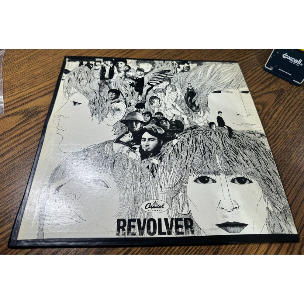 Capital Records Beatles LP Revolver Paper Sleeve Album Record Cover